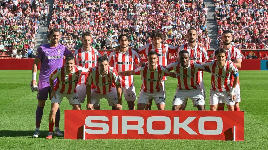 La alineación del Sporting